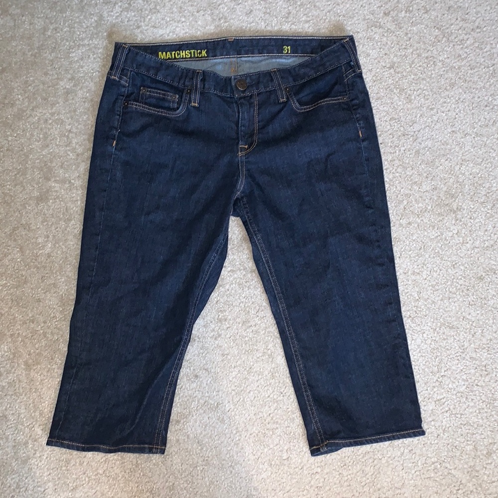 J Crew Matchstick capris sz 31 US 12